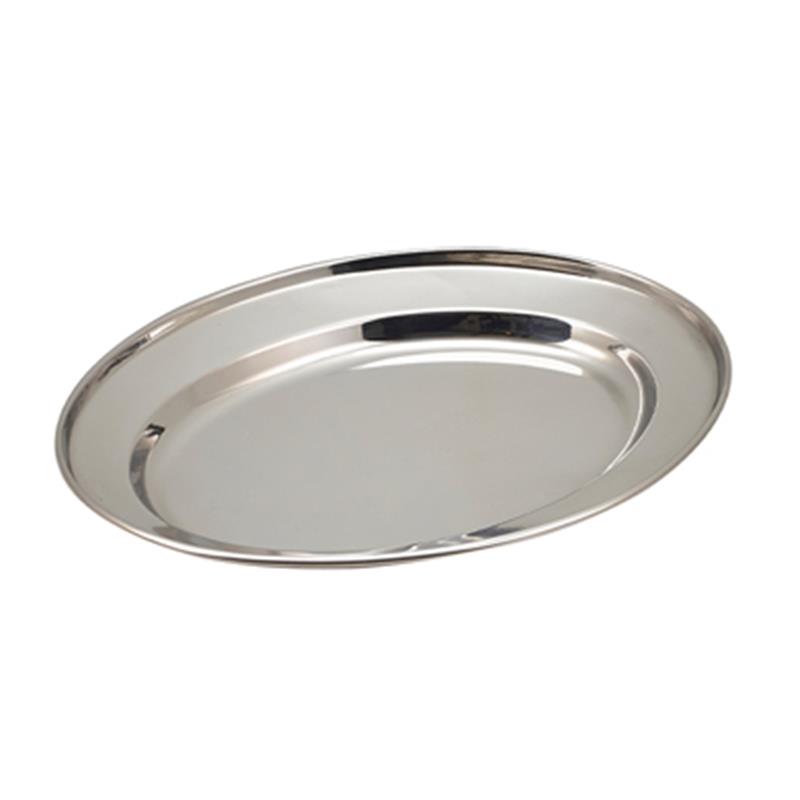 GenWare Stainless Steel Oval Flat