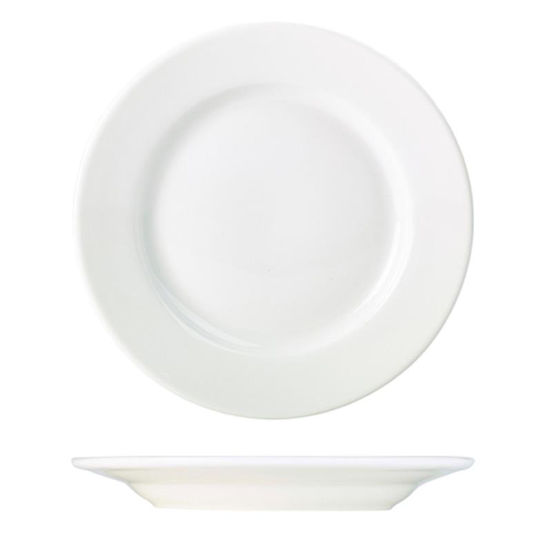 Genware Porcelain Classic Winged Plate 28cm/11"