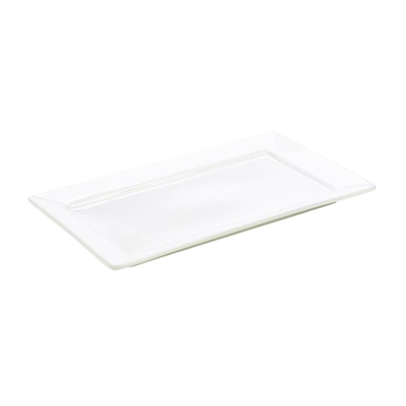Genware Porcelain Rectangular Plate 30.5 x 18.5cm/12 x 7.25"