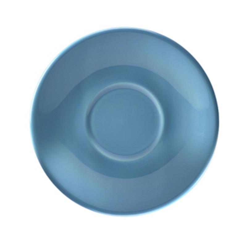Genware Porcelain Blue Saucer 12cm/4.75"
