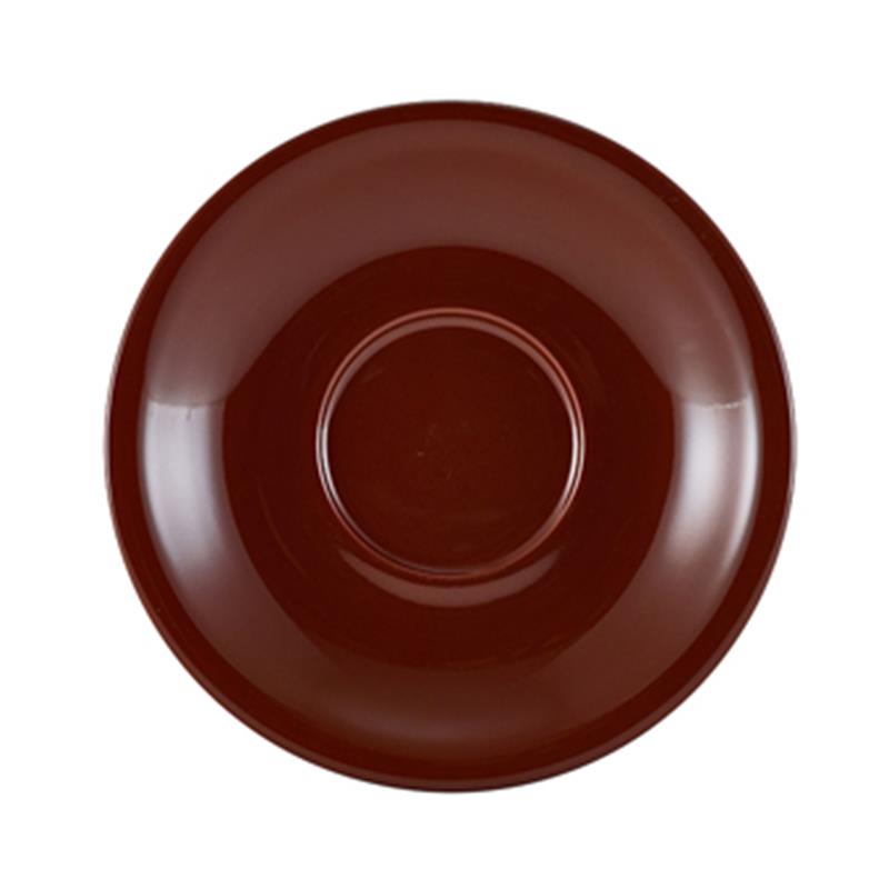 GenWare Porcelain Brown Saucer 13.5cm/5.25"