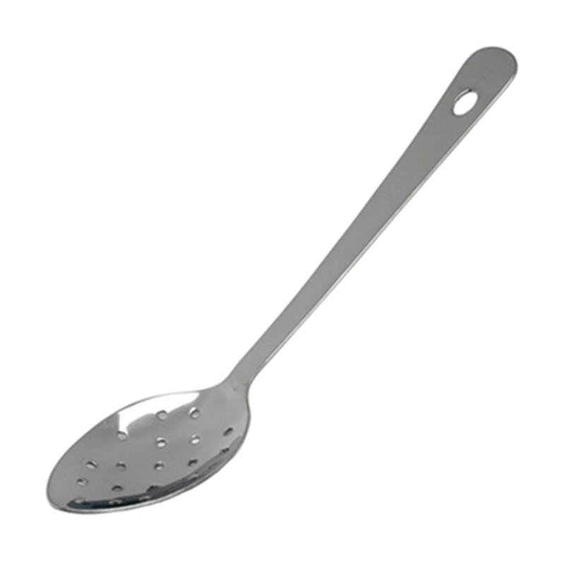 S/St.Perforated Serving Spoon 14" With Hanging Hole