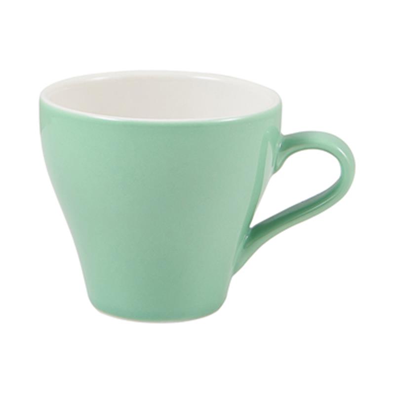 Genware Porcelain Green Tulip Cup 18cl/6.25oz