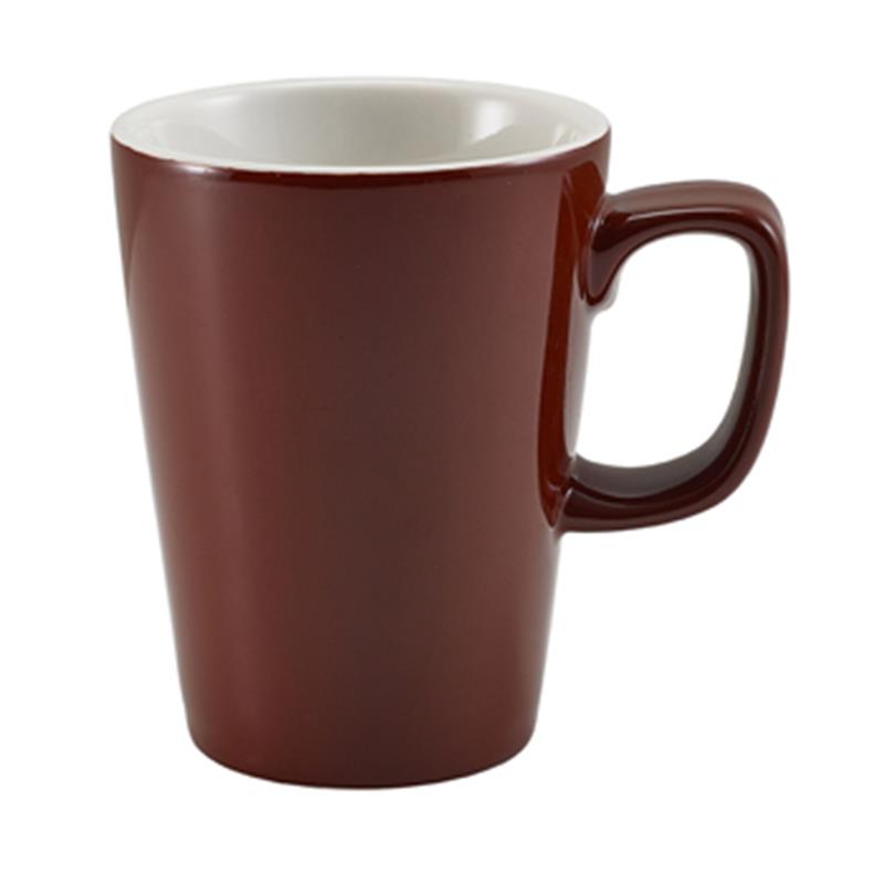 GenWare Porcelain Brown Latte Mug 34cl/12oz