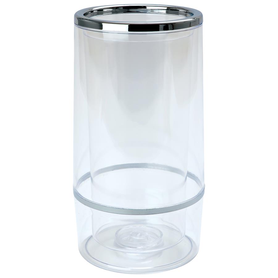Clear Plastic Wine Cooler