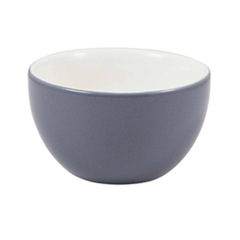 Genware Porcelain Grey Sugar Bowl 17.5cl/6oz