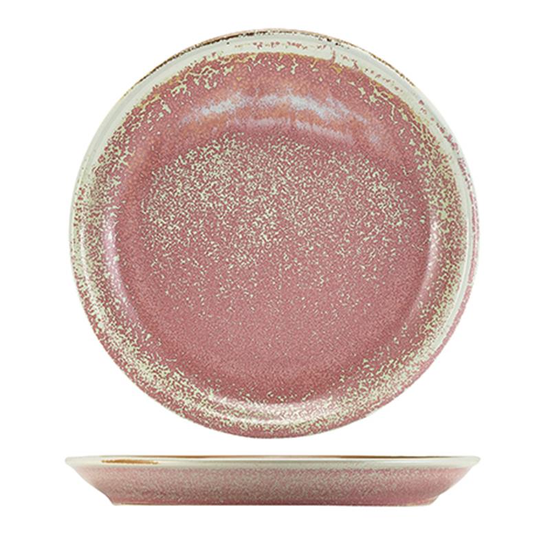 Terra Porcelain Rose Coupe Plate 24cm