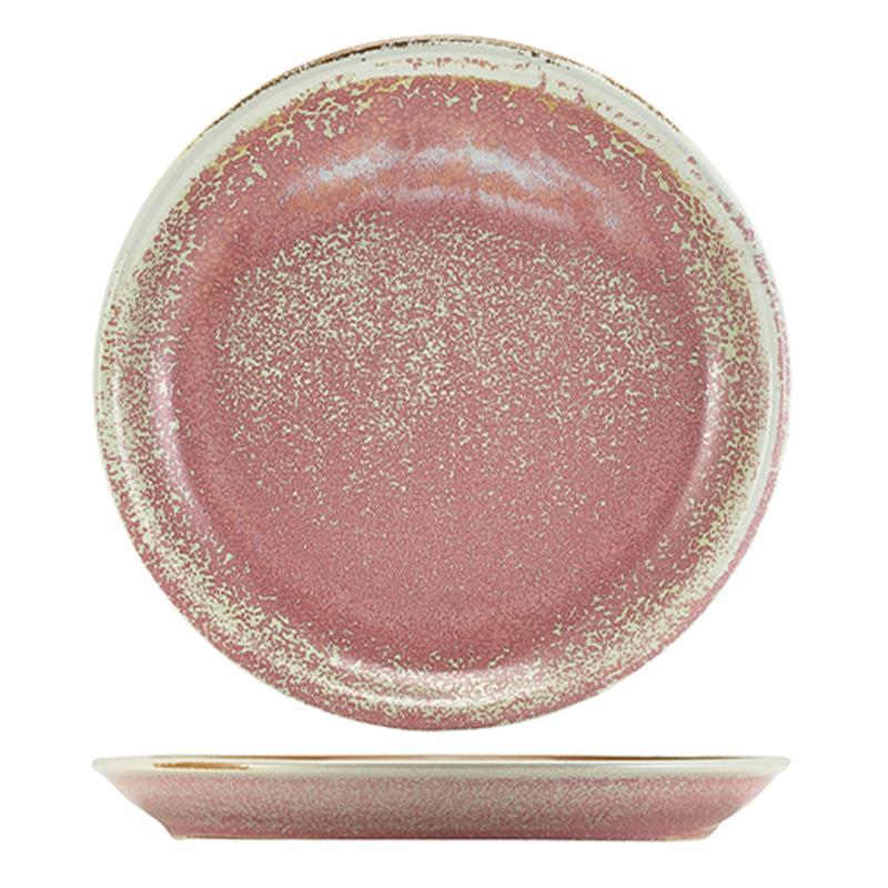 Terra Porcelain Rose Coupe Plate 30.5cm