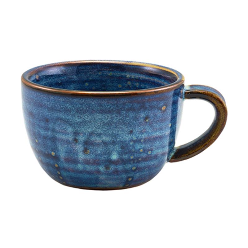 Terra Porcelain Aqua Blue Coffee Cup 22cl/7.75oz