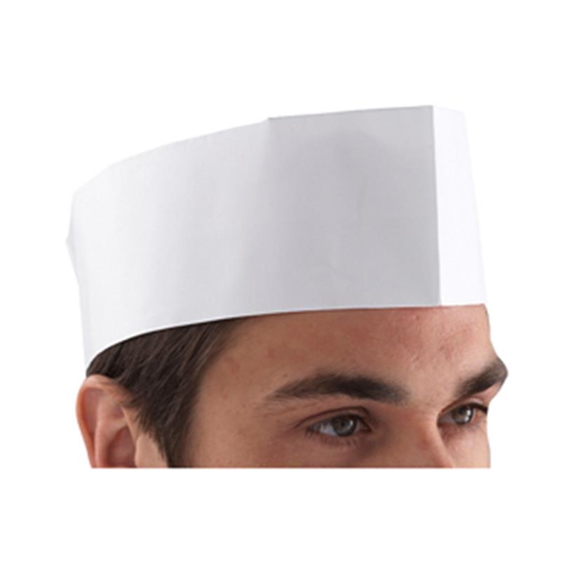 Chef's Disposable Paper Forage Hat (100 Pcs)