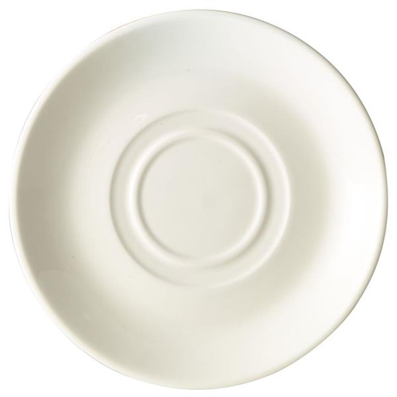 Genware Fine China Soup Bowl Saucer 16.3cm/6.4"
