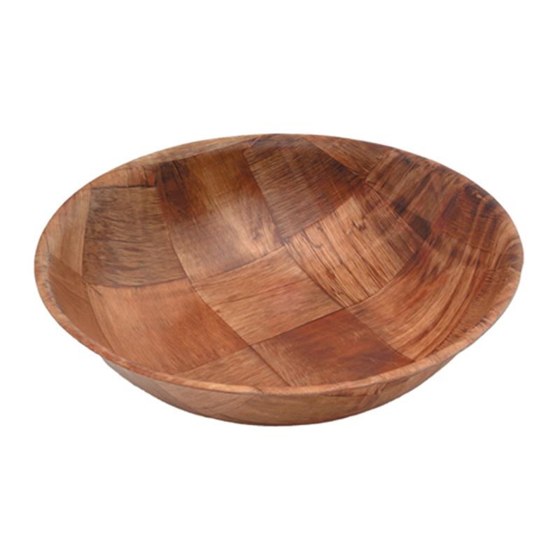 Woven Wood Bowls 8" Dia