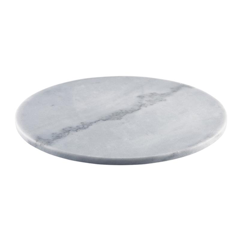 Grey Marble Platter 33cm Dia