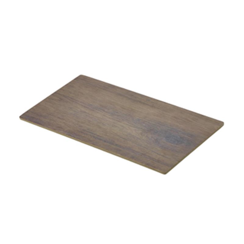 Wood Effect Melamine Platter GN 1/3