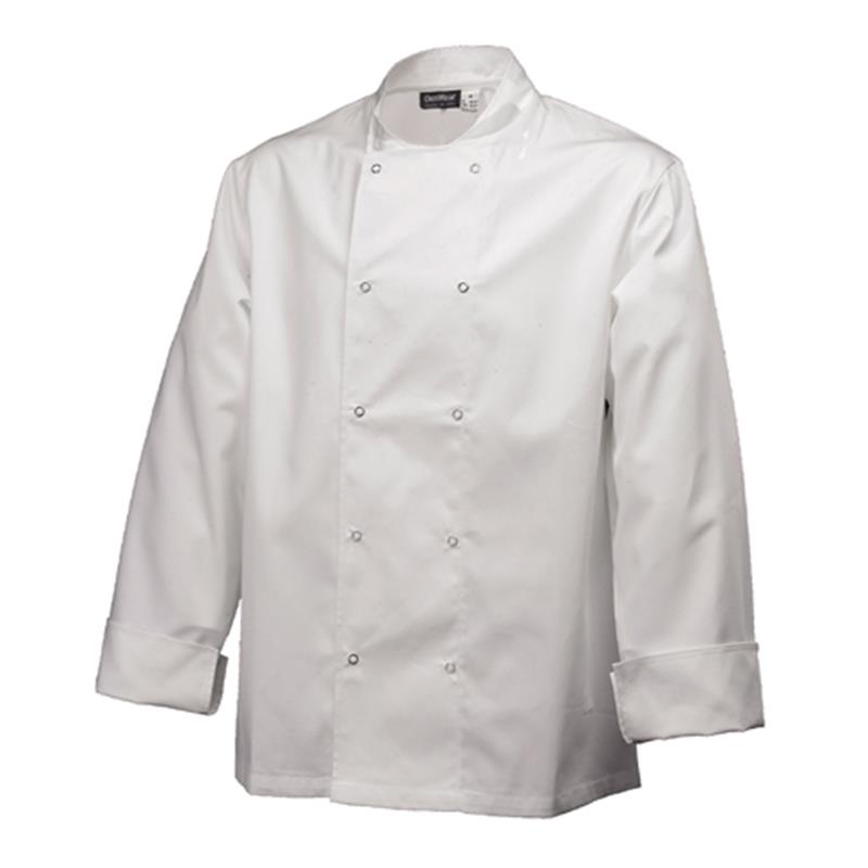 Basic Stud Jacket (Long Sleeve) White XXL Size