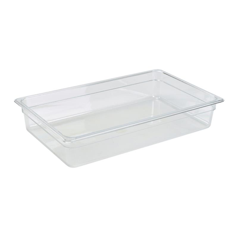 1/1 -Polycarbonate GN Pan 100mm Clear