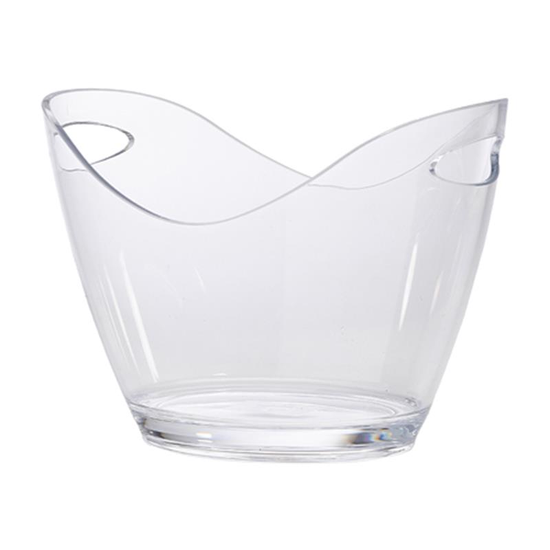 Clear Plastic Champagne/Wine Bucket Small
