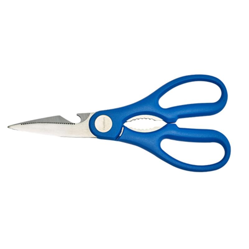 Stainless Steel Kitchen Scissors 8" Blue