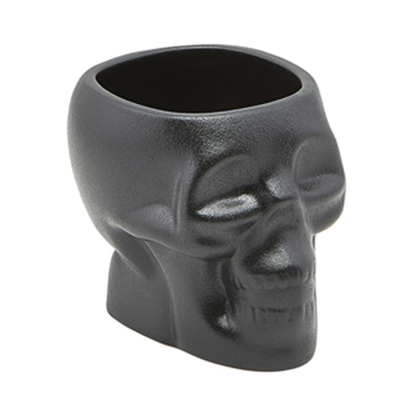 Genware Cast Iron Effect Skull Tiki Mug 40cl/14oz