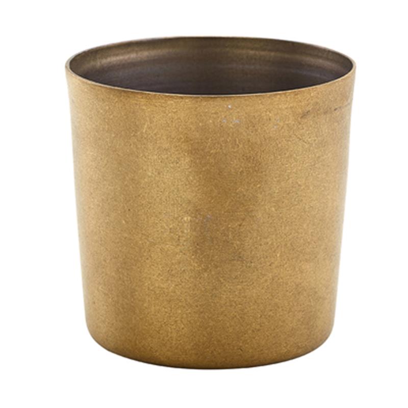 GenWare Gold Vintage Steel Serving Cup 8.5 x 8.5cm
