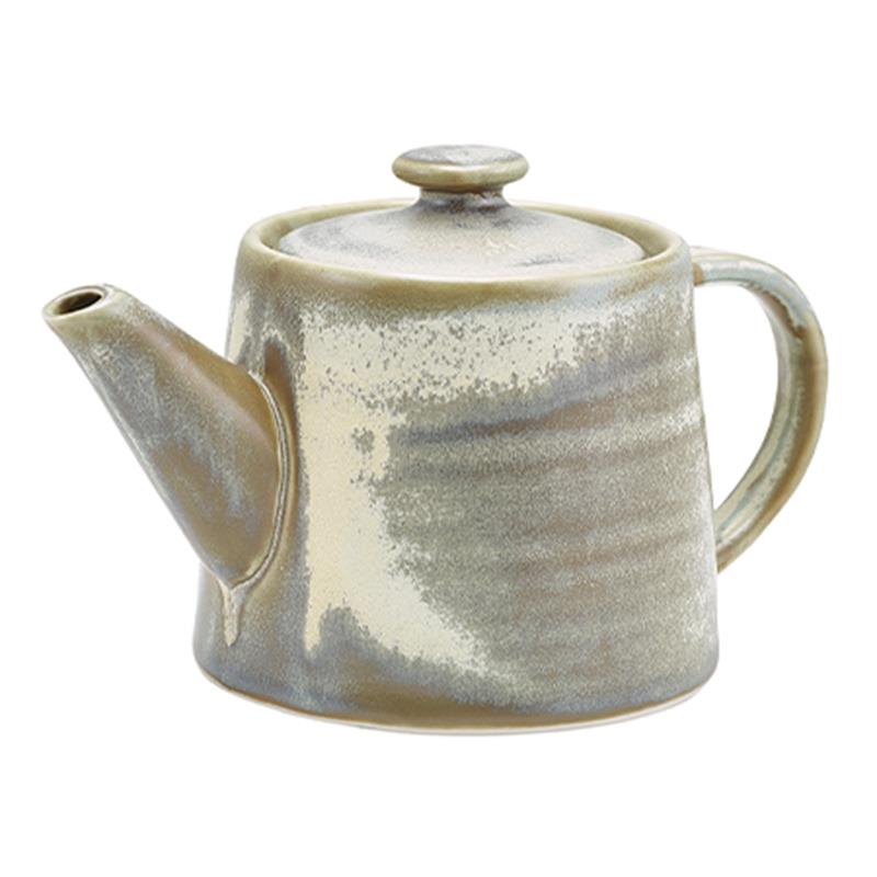 Terra Porcelain Matt Grey Teapot 50cl/17.6oz