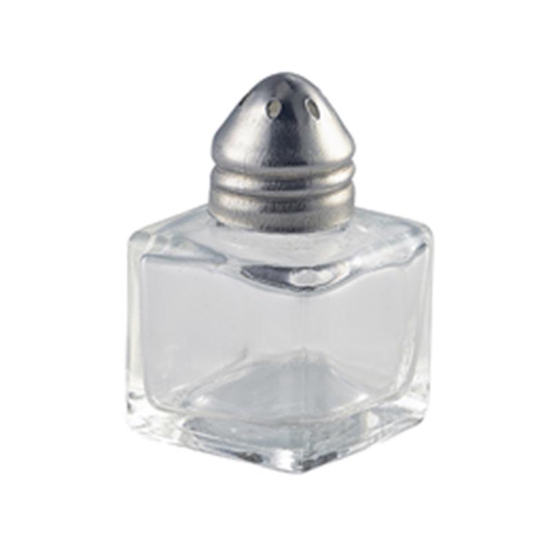 Individual Glass Pepper Pot 30 x 30 x 50mm