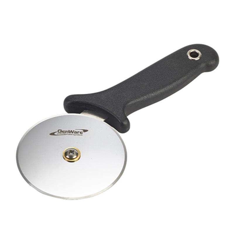 S/St.Pizza Cutter 4"Wheel/Plastic Hdl.