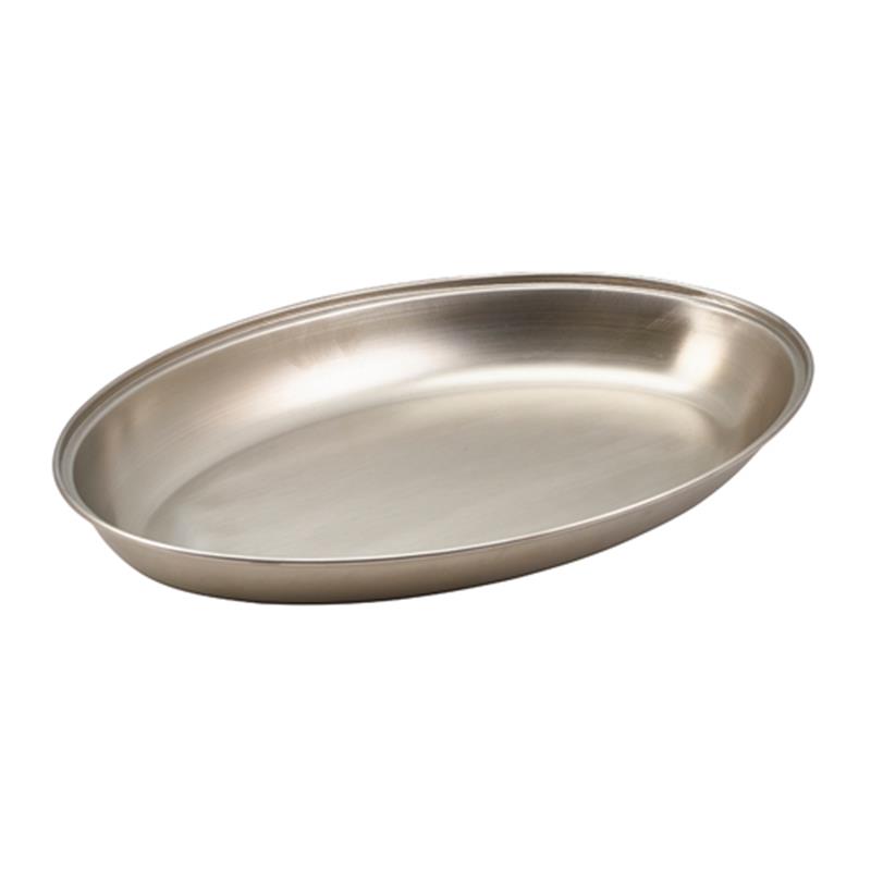 GenWare Stainless Steel Oval Vegetable Dish 35cm/14"