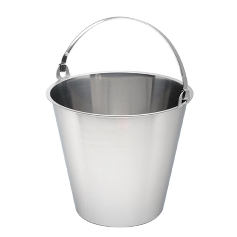 Swedish S/St. Bucket 12 Litre Graduated