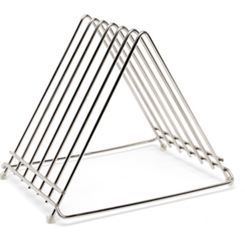 Genware S/St. Wire Cutting Board Rack