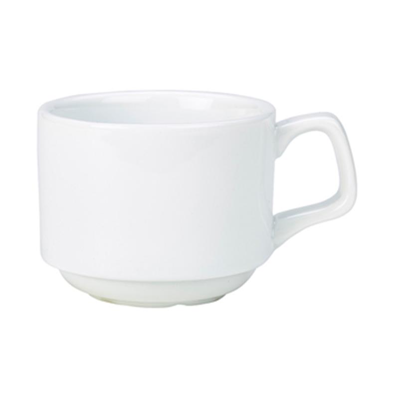 Genware Porcelain Stacking Cup 20cl/7oz