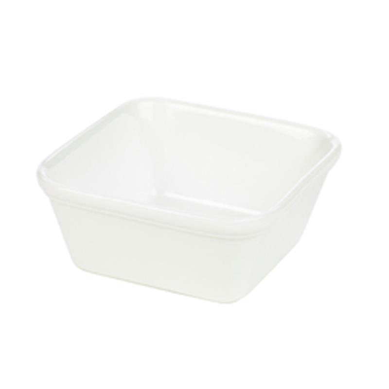 Genware Porcelain Square Pie Dish 12cm/4.75"