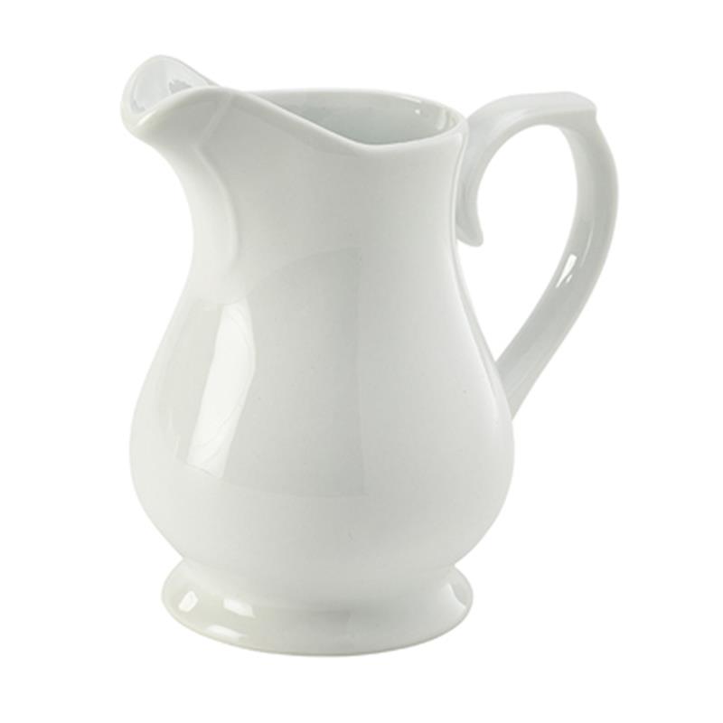 Genware Porcelain Traditional Serving Jug 28cl/10oz