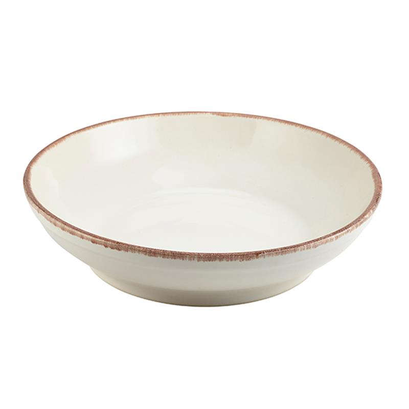 Terra Stoneware Sereno Brown Coupe Bowl 27.5cm