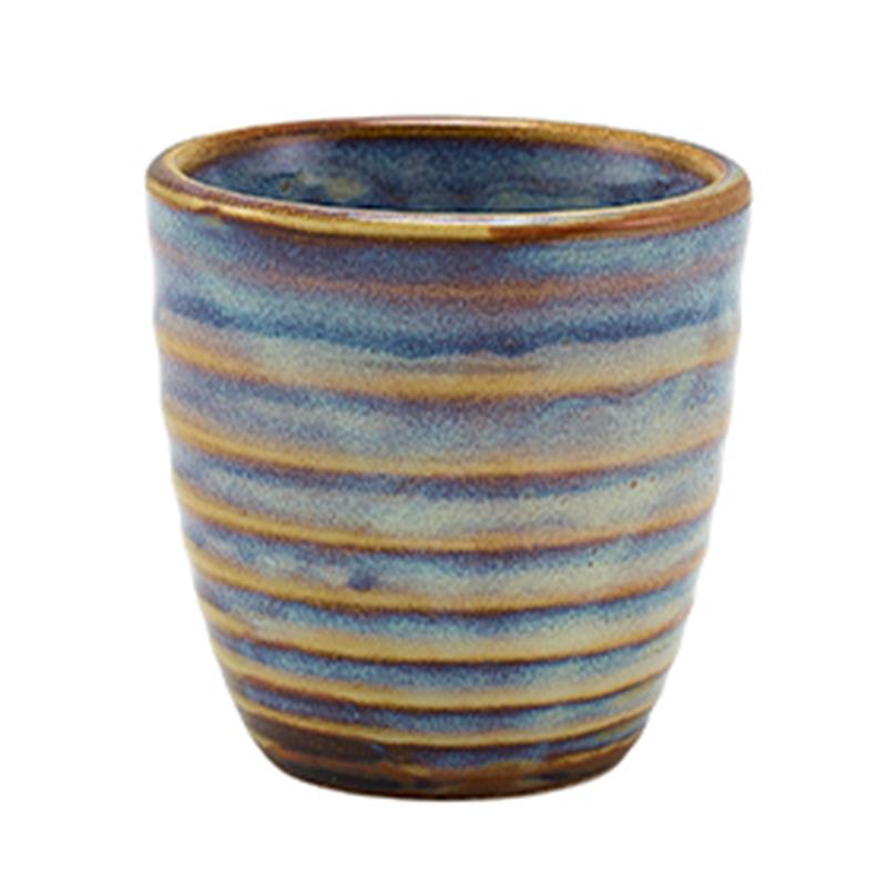 Terra Porcelain Aqua Blue Dip Pot 8.5cl/3oz