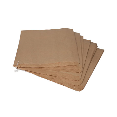 Brown Strung Bags 8.5" x 8.5"