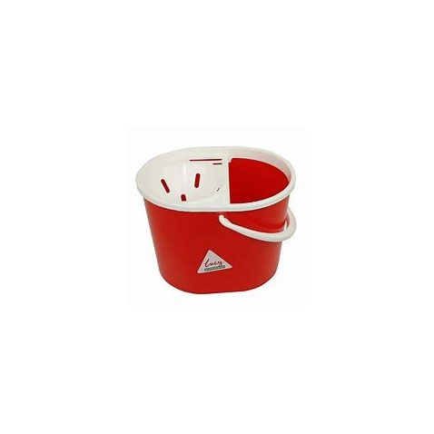 Lucy Oval Mop Bucket (Red)