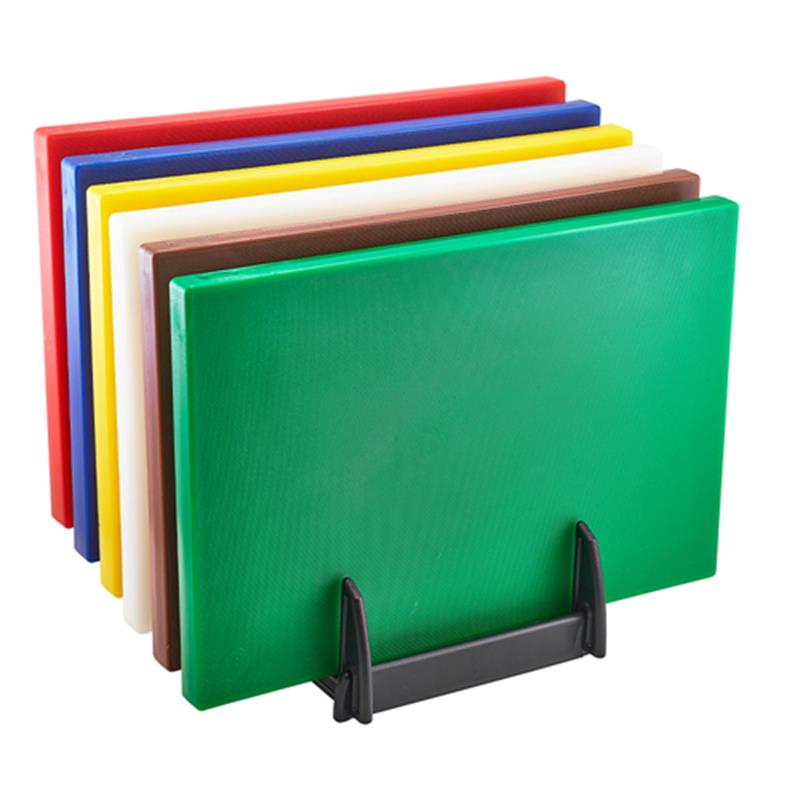 Low Density Chopping Board And Rack Set 18 x 12 x 1"