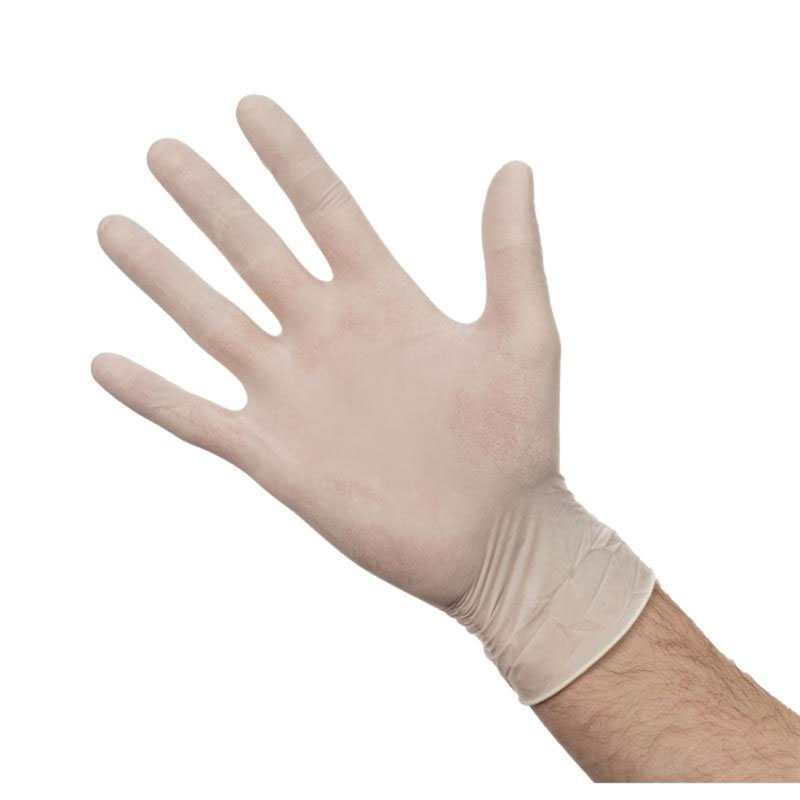 Latex Gloves Powdered Large
