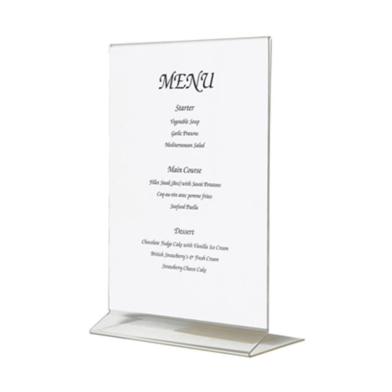 Acrylic Menu Holder A4 Size