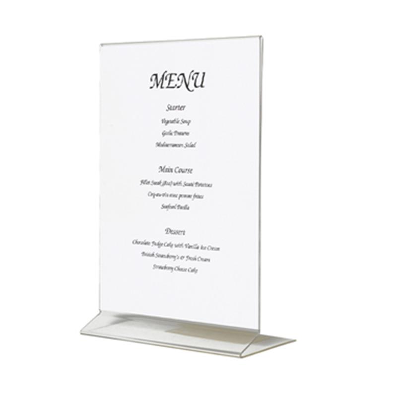 Acrylic Menu Holder A5 Size