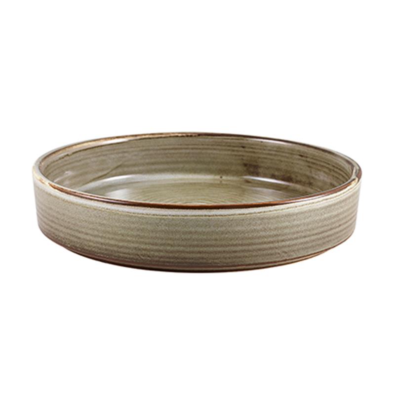 Terra Porcelain Grey Presentation Bowl 20.5cm