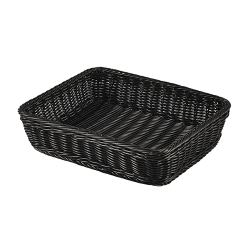 Polywicker Display Basket GN 1/2 Black