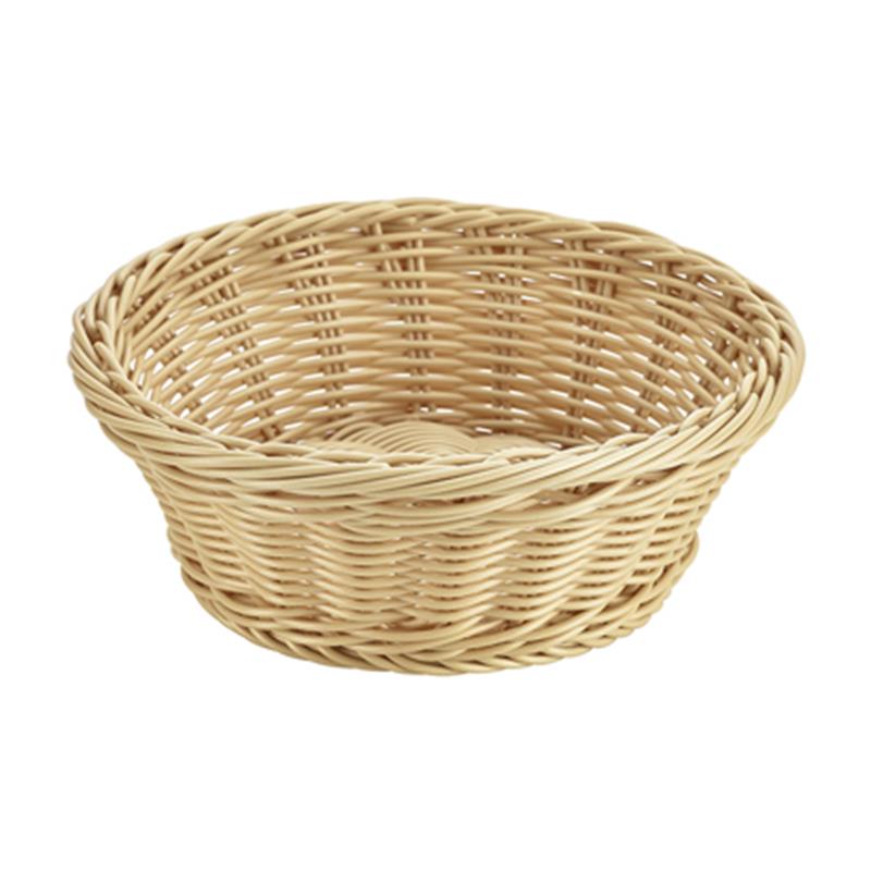 Round Polywicker Basket 21Dia x 8cm