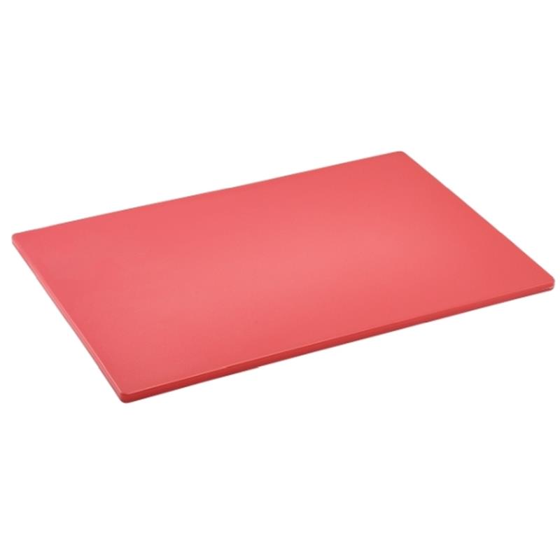 GenWare Red Low Density Chopping Board 18 x 12 x 0.5"