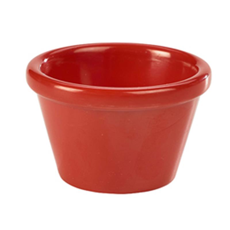 Ramekin 1.5oz Smooth Red