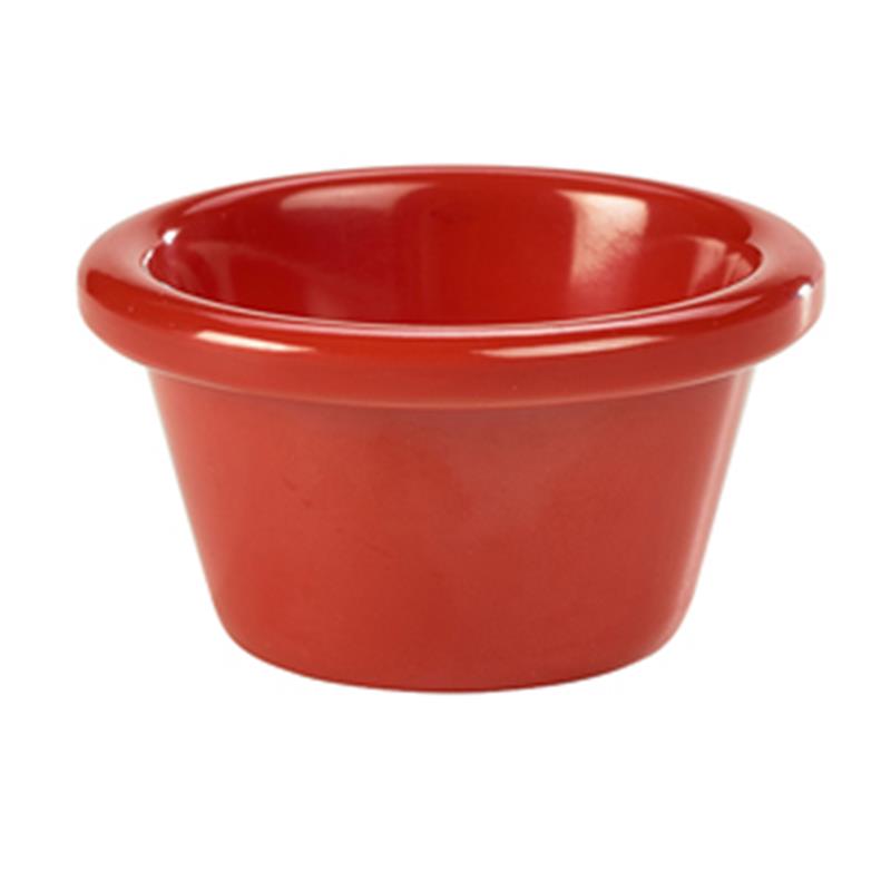 Ramekin 2oz Smooth Red