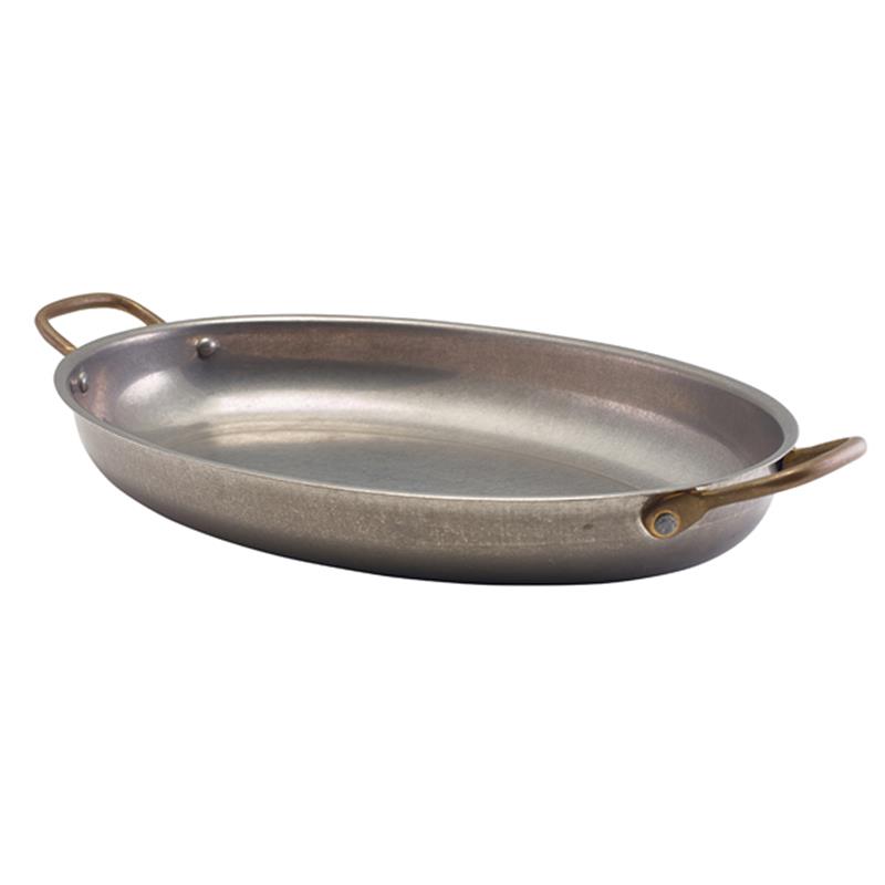 GenWare Vintage Steel Oval Dish 34 x 23cm