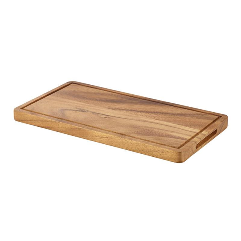 Genware Acacia Wood Serving Board GN 1/3