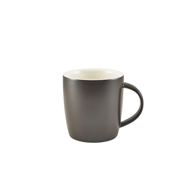 GenWare Porcelain Matt Black Cosy Mug 35cl/ 12.3oz